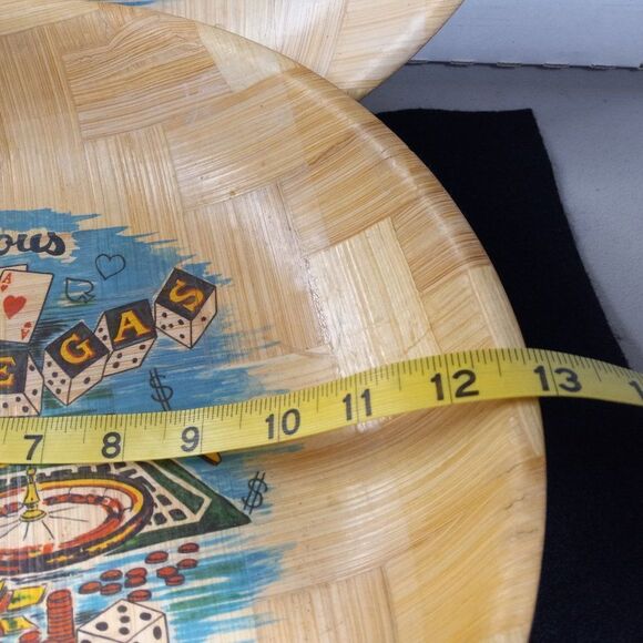 Vintage Fabulous Las Vegas Bamboo Style Bowl Cottagecore Grandmacore - Picture 6 of 6